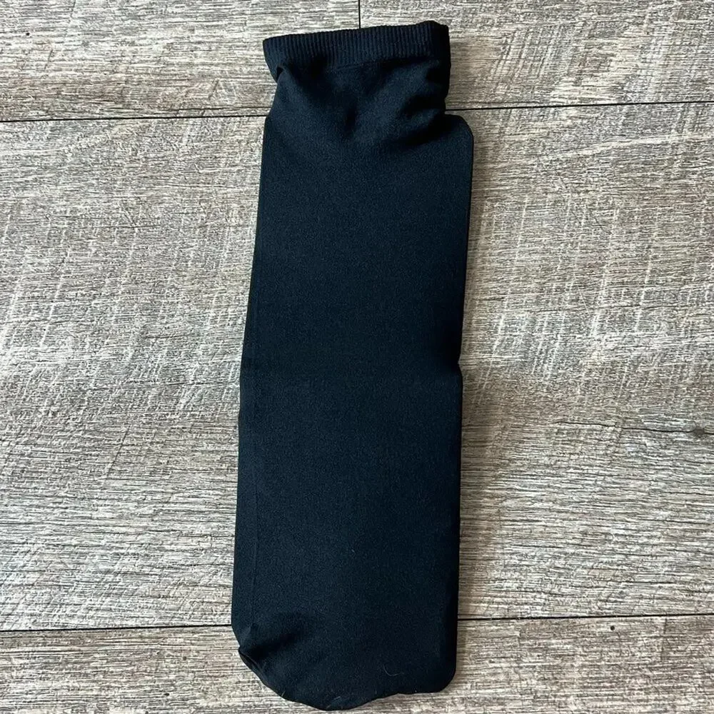 J. Crew Solid Black Stretchy Opaque Tight Anklets Ankle Socks Womens NWOT